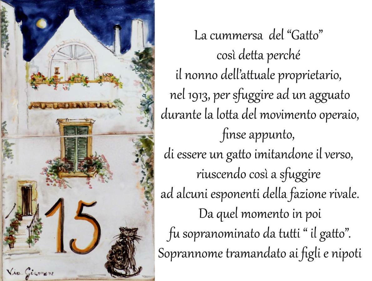 La Cummersa Del Gatto Locorotondo Exterior foto
